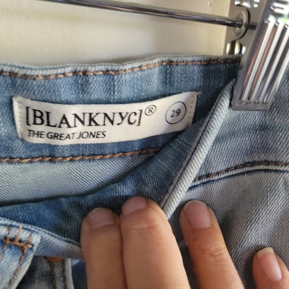 NEW! BLANK NYC, The Great Jones High Rise Button Fly Skinny Stretch Jeans, 29 - Picture 7 of 12